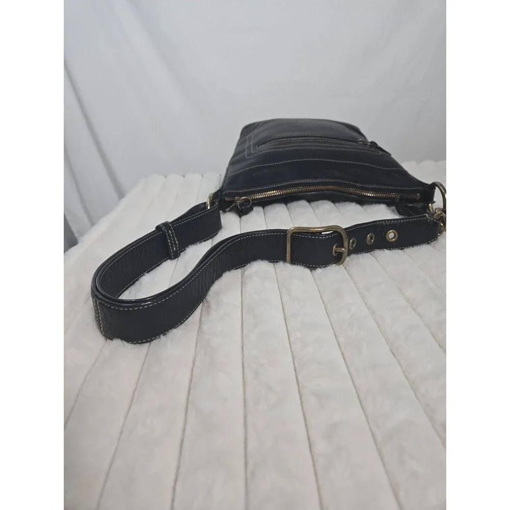 Rare Vintage Coach Heritage Web Leather Sling Bag-Black